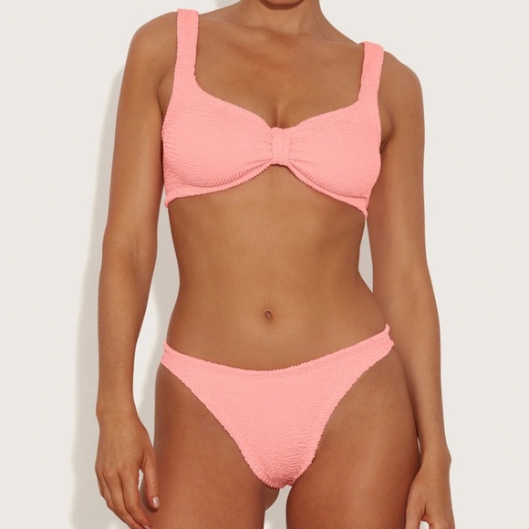 NWT Hunza g bonnie bikini in peach one size - Picture 2 of 9